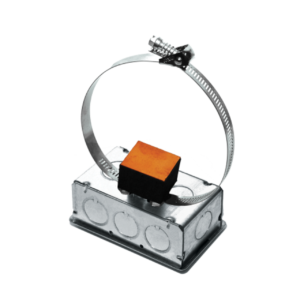 10,000 Ohm Thermistor (Type III), Strap On, 10" Strap, Galvanized Enclosure