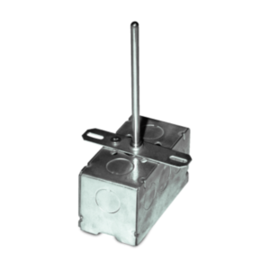 Transmitter w/ 1,000 Ohm RTD, High Temperature Duct, 4" 316 SS, Galvanized Enclosure, 1-5VDC Output