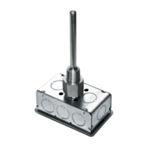 10,000 Ohm Thermistor (Type III), Immersion, Welded Well, 2.5", Galvanized Enclosure