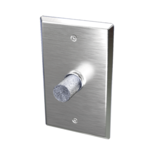 Relative Humidity, RH Outputs: 0-5 (Default) & 0-10 VDC, Wall Plate 304SS, ± 3% Accuracy, 10,000 Ohm Thermistor (Type III)