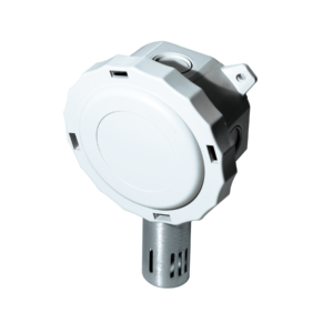 Relative Humidity, RH Outputs: 0-5, 0-10 VDC & 4-20mA (Default), Outside Air, ± 3% Accuracy, 10,000 Ohm Thermistor, Euro Enclosure