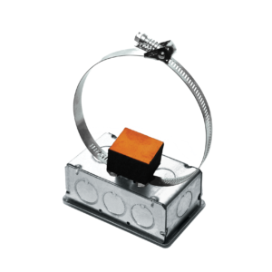 1,000 Ohm Nickel RTD, Strap On, 10" Strap, Galvanized Enclosure