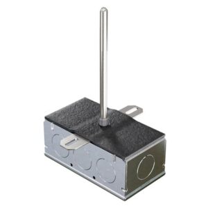 10,000 Ohm Thermistor (E1), Rigid Probe Averaging, 36", Galvanized Enclosure