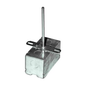 Transmitter w/ 1,000 Ohm RTD, High Temperature Duct, 12" 316 SS, Galvanized Enclosure, 2-10VDC Output