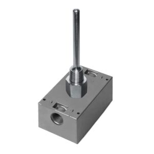 Transmitter w/ 100 Ohm RTD, High Temperature Duct, 12" 316 SS, 4-20mA Output, NEMA 3R Enclosure