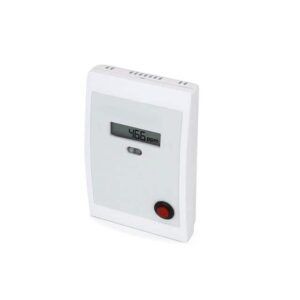 Carbon Dioxide Sensor, 0-2000 PPM, Room Mount, 0-10VDC Output, 3 LEDs, Audible Alarm, LCD