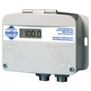 SRCMR25WBA2H2B Room Condition Monitor, +-0.25" range, +-0.5% accuracy, 24VAC BACnet blank faceplate