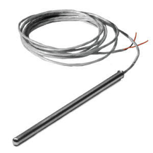 1,000 Ohm Nickel RTD, Probe Only, 12", 10' Plenum Cable