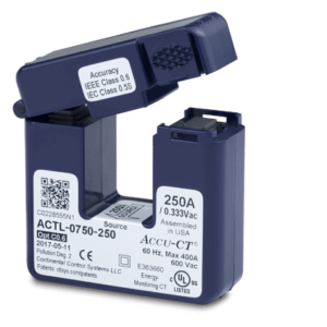 Split Core CT - 1.25" Dia. 100 Amps