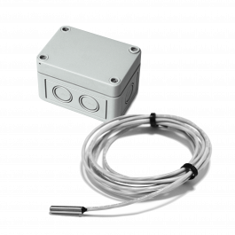 Transmitter w/ 1,000 Ohm RTD, Bullet Probe, 1", 20' Plenum Cable, NEMA 4X Enclosure, 2-10VDC Output