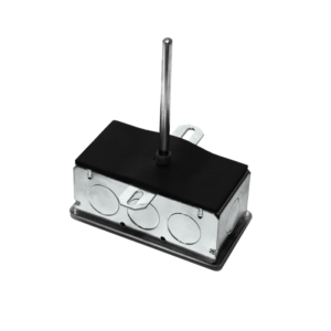Transmitter w/ 100 Ohm RTD, Duct, 4", Galvanized Enclosure, 2-10VDC Output