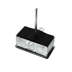 3,000 Ohm Thermistor, Duct, 12", Galvanized Enclosure