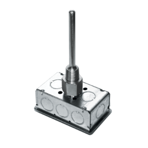 10,000 Ohm Thermistor (CSI), Immersion, Welded Well, 2.5", Galvanized Enclosure