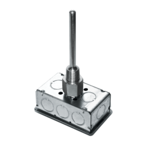 10,000 Ohm Thermistor w/11K Shunt, Immersion, Welded Well, 2.5", Galvanized Enclosure