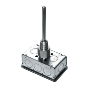 Transmitter w/ 1,000 Ohm RTD, Low Temperature Immersion, Welded Well, 4", Galvanized Enclosure, 4-20mA Output