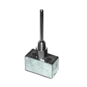 Transmitter w/ 100 Ohm RTD, Immersion, Machined Well, 2.5", Galvanized Enclosure, 2-10VDC Output