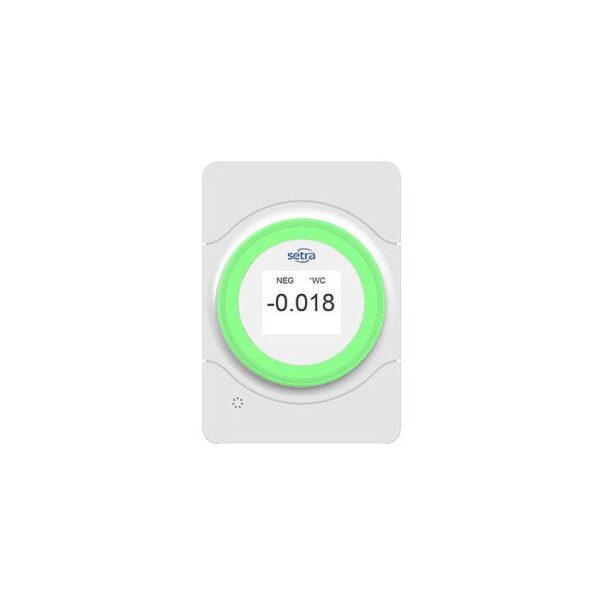 Engenuity Systems LITER25WBDWPVOAN Setra Lite Room Pressure Monitor with Visual Alarm Only