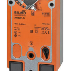 AFBUP Damper Actuator, 180 in-lbs [20 Nm], Spring return, AC24...240V / DC24...125V, On/Off