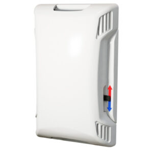 Relative Humidity, RH Outputs: 0-5, 0-10 VDC & 4-20mA (Default), Room (R), ± 3% Accuracy, 10,000 Ohm Thermistor (Type II), Setpoint 0 to 10K Ohms, Cool/Warm Sticker