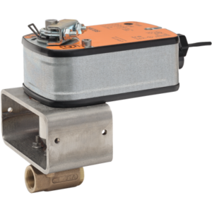 B2050VSS-15+LF120 US Ball Valve,0.5" ,2 Way,15Cv,w/ Spring Return,120V,On/Off