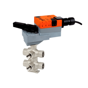 B320-490-400+LRB24-SR CCV,0.75" ,6 Way,4.90,4.00 Cv,w/ Non-Spring,24V,2-10V