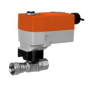 B215HT116+TFRB24-S HTCCV,0.5",2 Way,1.16Cv,w/ Spring Return,24V,On/Off,SW