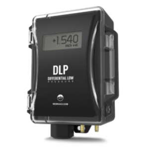 Differential Low Pressure, 0.10 inWC, Unidirectional, LCD, 0.50% Accuracy, w/ Pitot Tube and Din Rail, 0-5VDC Output, No NIST, Standard