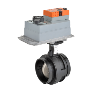 F6100VIC+DRX24-MFT-T Butterfly Valve,4",2 Way,820Cv,w/ Non-Spring,24V,MFT