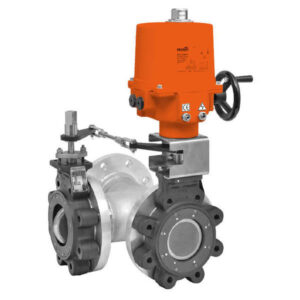 F7250-300SHP+SY4-220 Butterfly Valve,10",3 Way,3194Cv,w/ Non-Spring,230V,On/Off,SW,NEMA 4XH