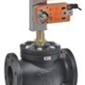 G6125C+2*AFX24-MFT-S-X1 Globe Valve,5",2 Way,263Cv,w/ Spring Return,24V,MFT,SW
