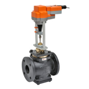 G6125LCS+AVKB24-MFT Globe Valve,5",2 Way,263Cv,w/ Electronic Fail-Safe,24V,MFT