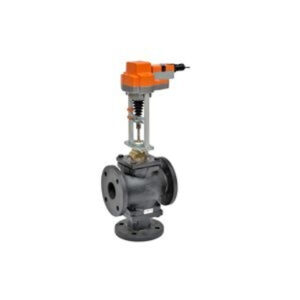G7100S-250+EVX24-MFT Globe Valve,4",3 Way,190Cv,w/ Non-Spring,24V,MFT