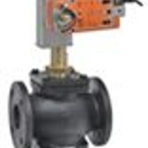 G7100-250+2*AFX24-MFT-S-X1 Globe Valve,4",3 Way,190Cv,w/ Spring Return,24V,MFT,SW