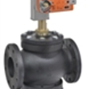 G765-250+2*AFX24-MFT-S-X1 Globe Valve,2.5",3 Way,68Cv,w/ Spring Return,24V,MFT,SW