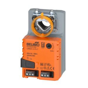 LMB24-3-P5-T Damper Actuator, 45in-lbs, Non fail-safe, AC/DC24V, On/Off, Floating pt, terminals