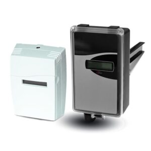 Carbon Dioxide Sensor, Room Mount, 0-2000 ppm, Relay and Temperature, 0-10VDC & 4-20mA,