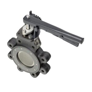 F680-300SHP+HND06 Butterfly Valve,3",2 Way,223 Cv,Manual Handles