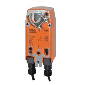 NFB24-MFT-S Damper Actuator, 90 in-lbs [10 Nm], Spring return, AC/DC24V, DC2...10V, 2 x SPDT