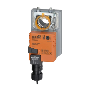 NMB24-SR-T Damper Actuator, 90 in-lbs [10 Nm], Non fail-safe, AC/DC24V, DC2...10V