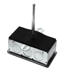 10,000 Ohm Thermistor (Type III), Immersion, No Well, 18", Galvanized Enclosure