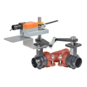 F765VIC+GMX24-MFT-X1 Butterfly Valve,2.5",3 Way,260Cv,w/ Non-Spring,24V,MFT