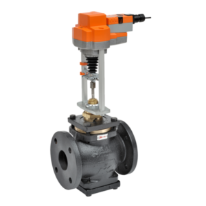 G680C+EVX24-MFT Globe Valve,3",2 Way,90Cv,w/ Non-Spring,24V,MFT