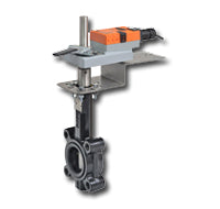 F665HD+AMB24-3-X1 Butterfly Valve,2.5",2 Way,196Cv,w/ Non-Spring,24V,Floating