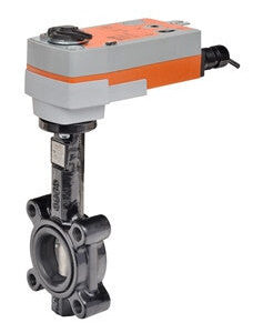 F665HD+AFX24-MFT-X1 Butterfly Valve,2.5",2 Way,196Cv,w/ Spring Return,24V,MFT
