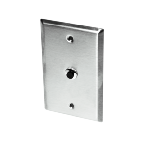 10,000 Ohm Thermistor (Type II), Wall Plate, Stainless Steel, Comm Stereo Jack (3.5mm)