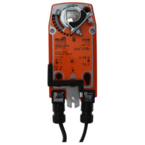 NFB24-SR-S Damper Actuator, 90 in-lbs [10 Nm], Spring return, AC/DC24V, DC2...10V, 2 x SPDT