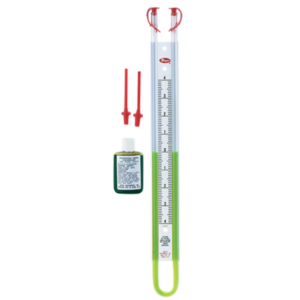 1221-24-D U-tube manometer, range 12-0-12" w.c.  *Non-Cancelable and Non-Returnable*