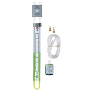 1223-16-D U-tube manometer, range 8-0-8" w.c.  *Non-Cancelable and Non-Returnable*