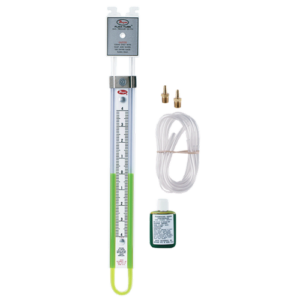 1223-36-W/M U-tube manometer, range 18-0-18" w.c., 17.3 oz (491.1 g) mercury required to fill  *Non-Cancelable and Non-Returnable*