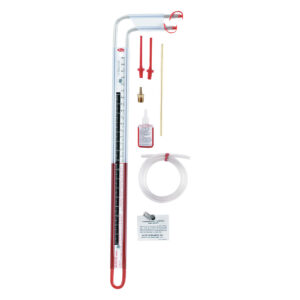 1227M Dual range U-inclined manometer, 0-400 mm vertical, -5-0-70 mm inclined. (Metric units)  *Non-Cancelable and Non-Returnable*